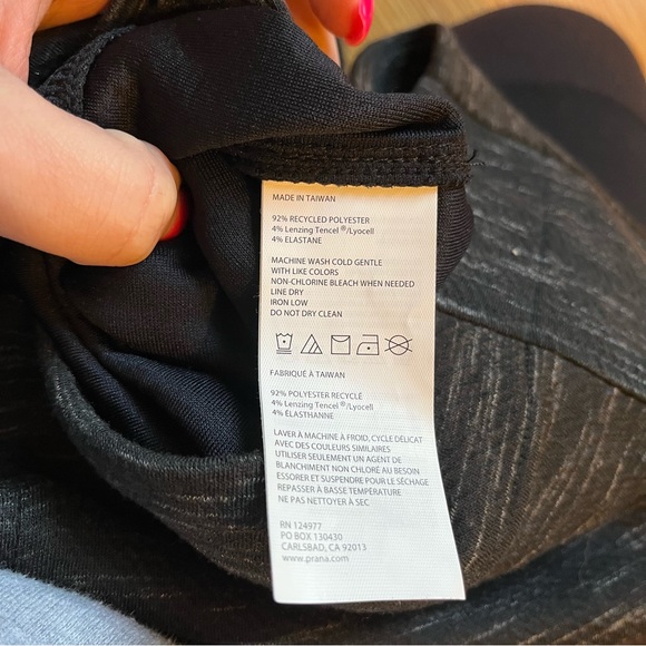 Prana gray drawstring waist skirt size small - Picture 4 of 5